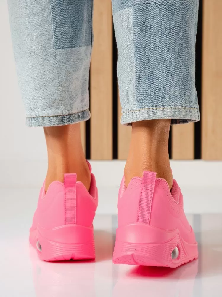 Adidasi dama fucsia din piele ecologica Rosalina #19267