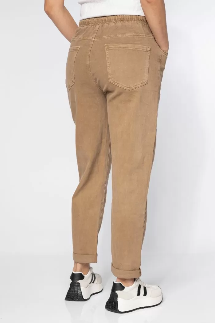 Blugi MomFit Dama Zoe Khaki #A609