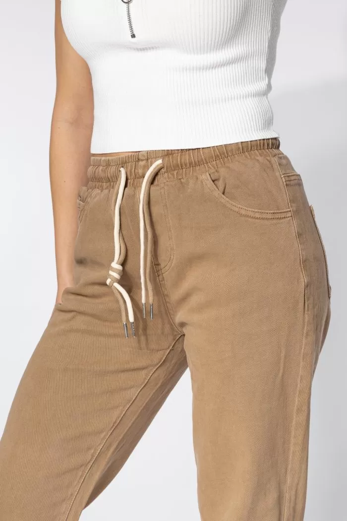 Blugi MomFit Dama Zoe Khaki #A609