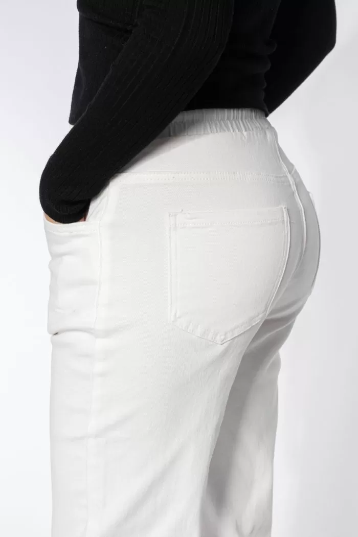 Blugi MomFit Dama Zoe Crem #A610