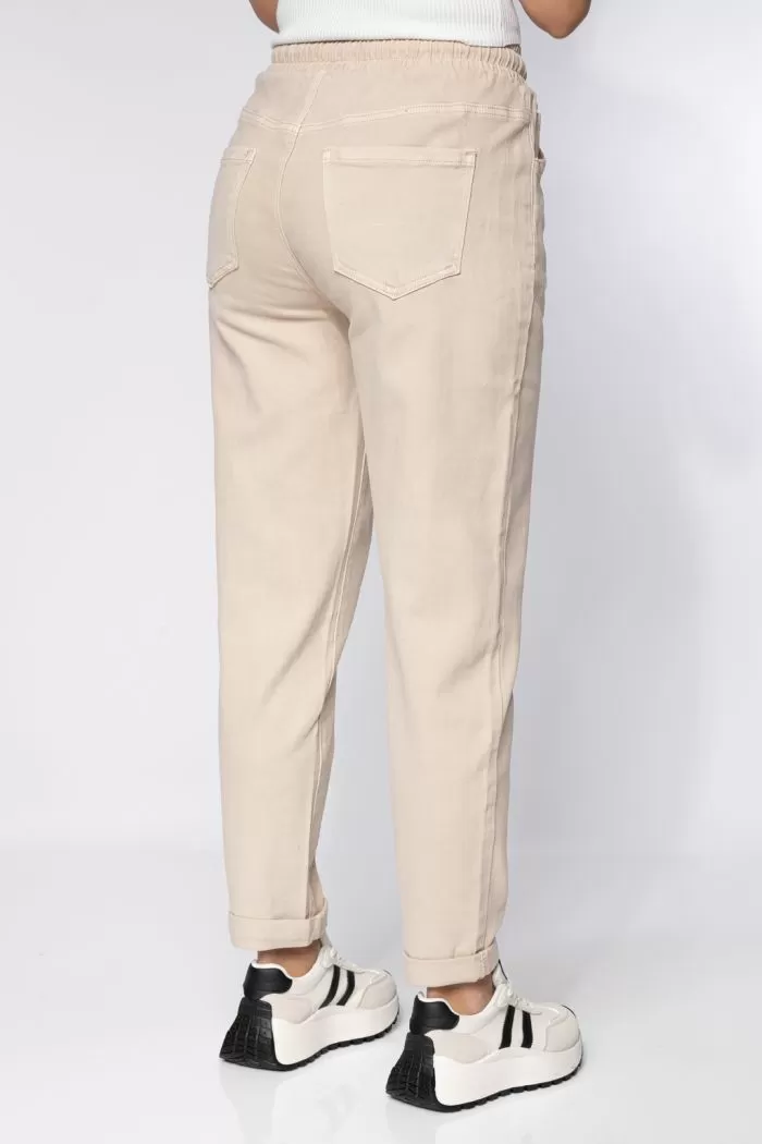 Blugi MomFit Dama Zoe Bej #A611