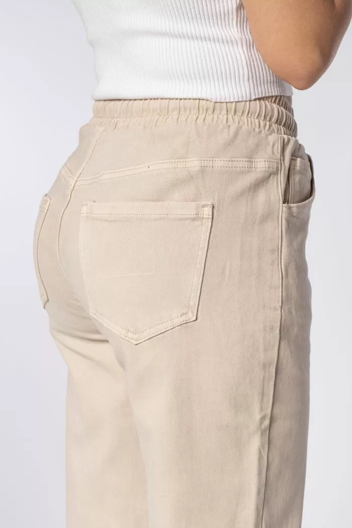 Blugi MomFit Dama Zoe Bej #A611