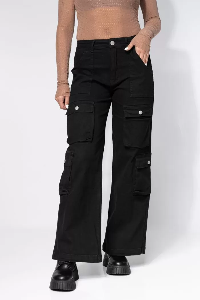 Blugi Tip Cargo Dama Miki Negri #A643
