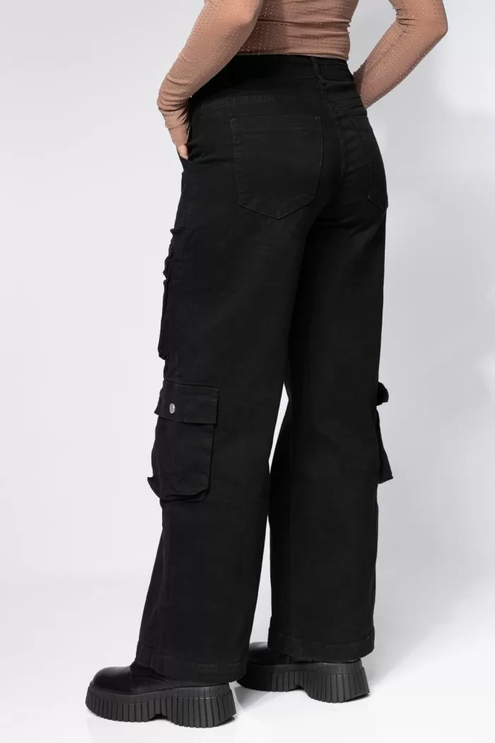 Blugi Tip Cargo Dama Miki Negri #A643