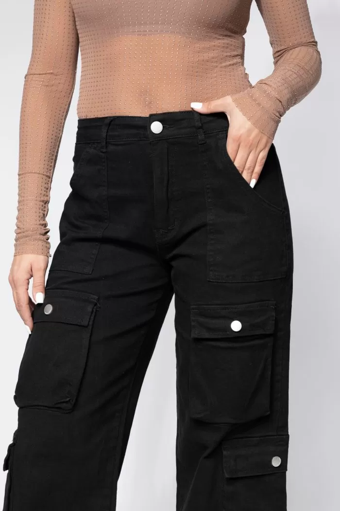 Blugi Tip Cargo Dama Miki Negri #A643