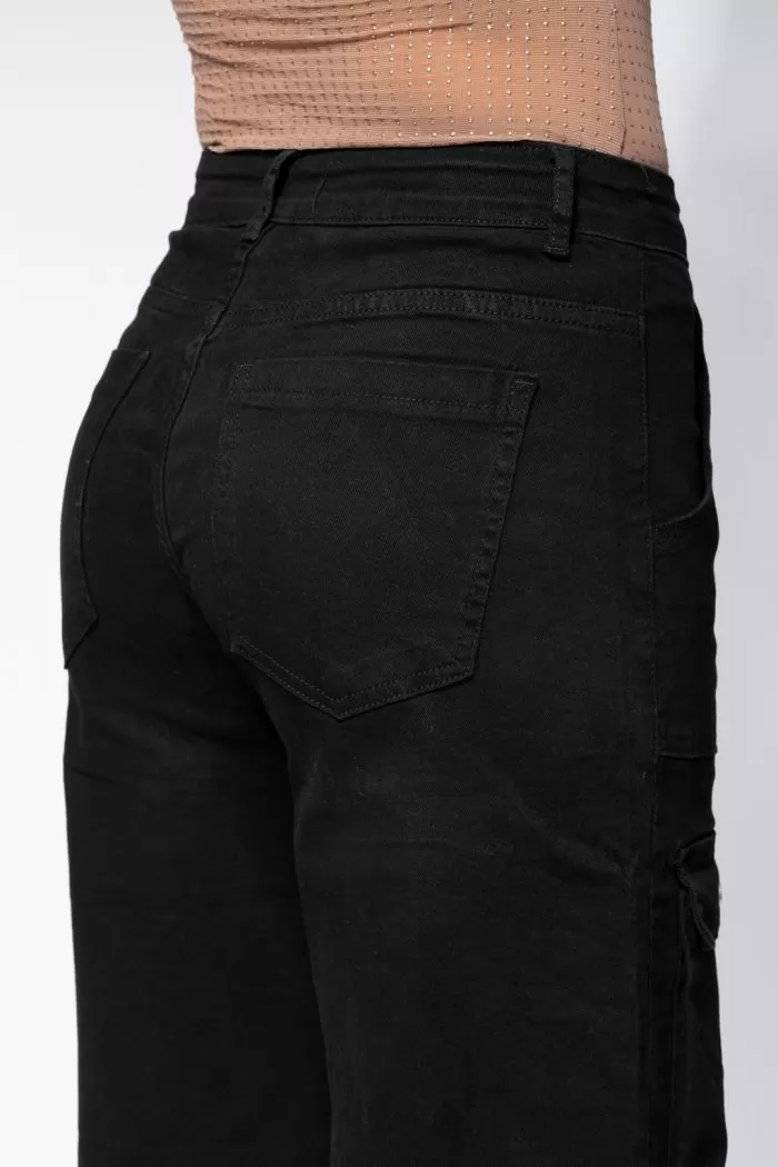 Blugi Tip Cargo Dama Miki Negri #A643