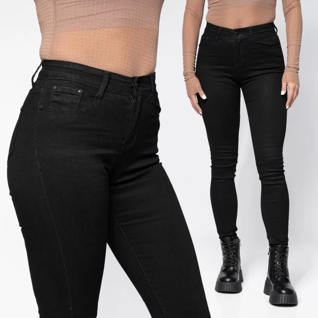 Blugi Skinny Dama Grace Negri #A653