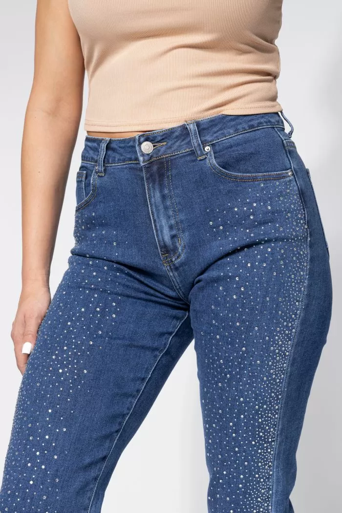 Blugi MomFit Dama Sophia Albastri #A657