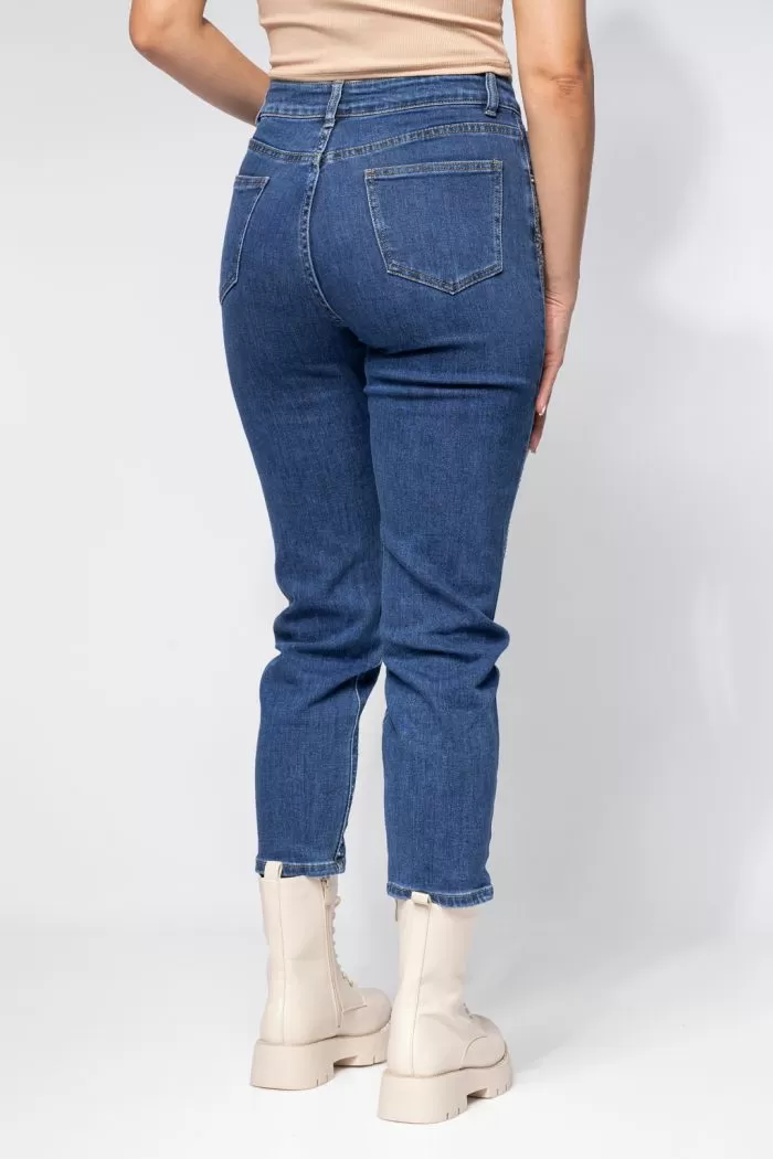 Blugi MomFit Dama Sophia Albastri #A657
