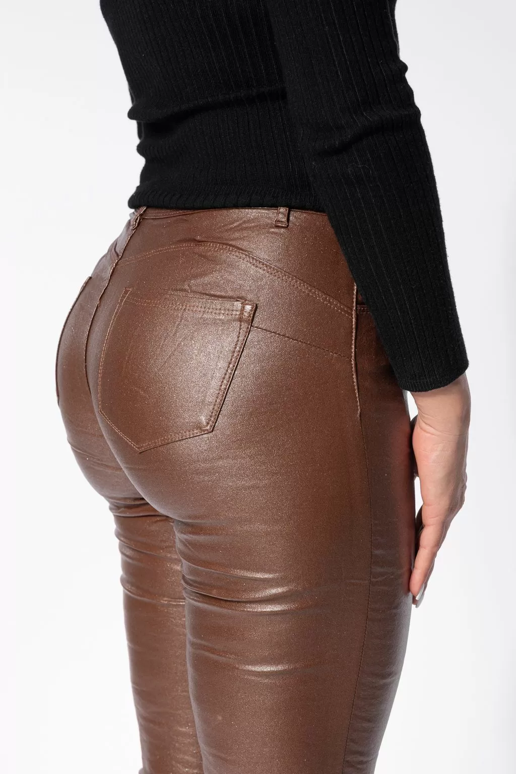 Pantaloni Cerati Vatuiti Dama Fatima Maro #A664