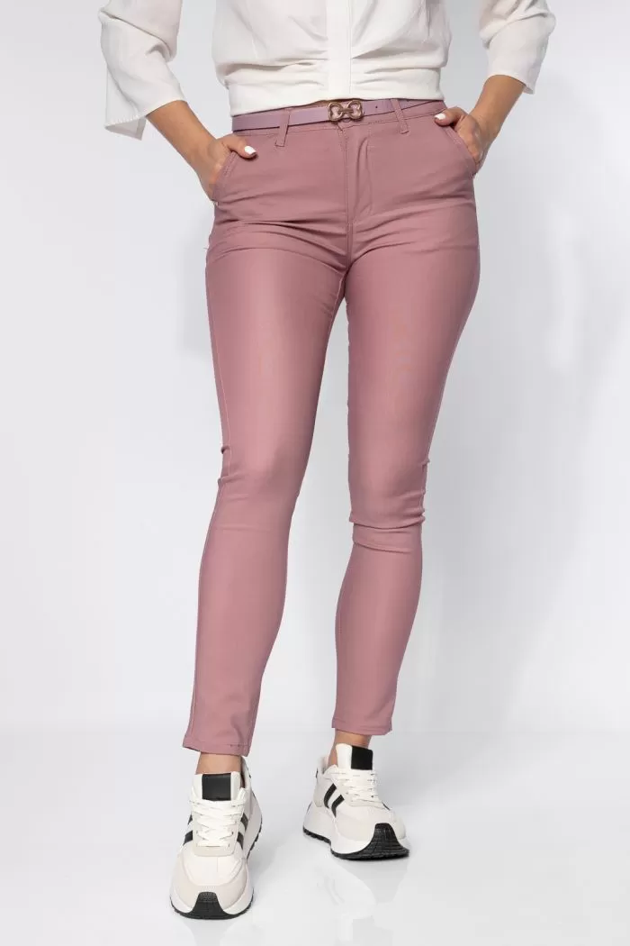 Pantaloni Casual Dama Amelia2 Mov #A677