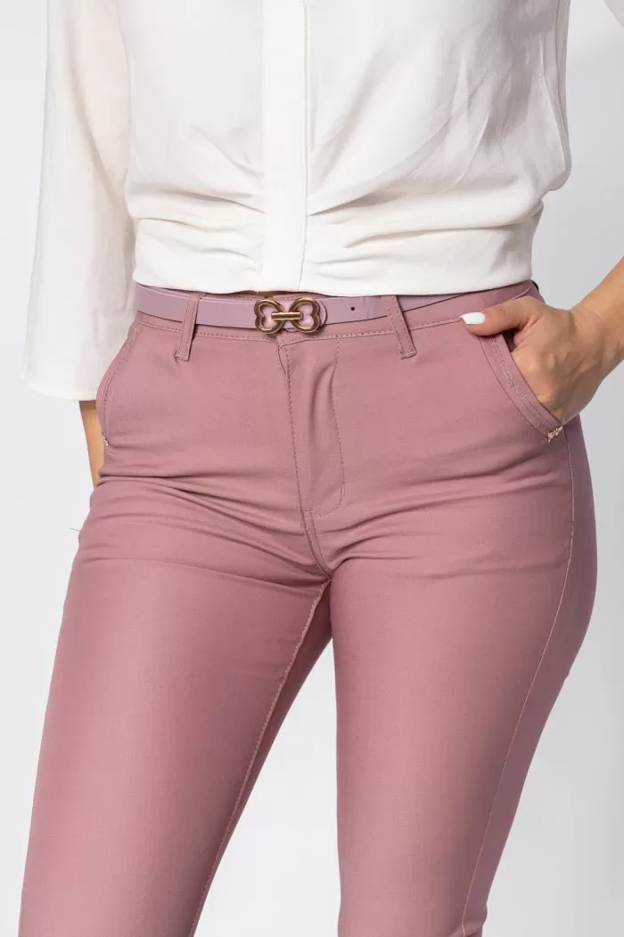 Pantaloni Casual Dama Amelia2 Mov #A677