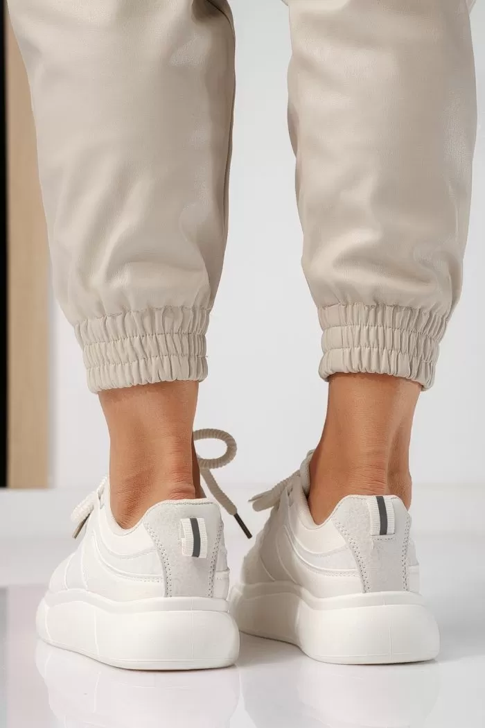 Adidasi dama bej din piele ecologica Amelia #20679
