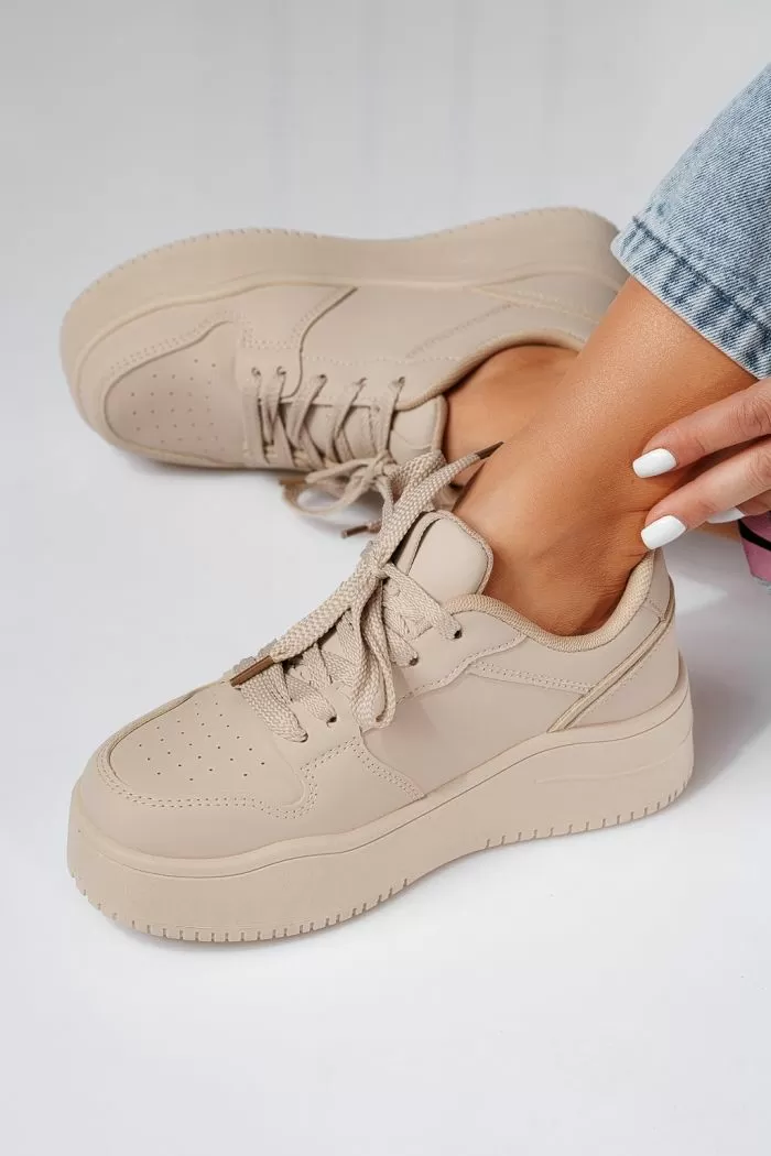 Adidasi dama khaki din piele ecologica Julia #20703
