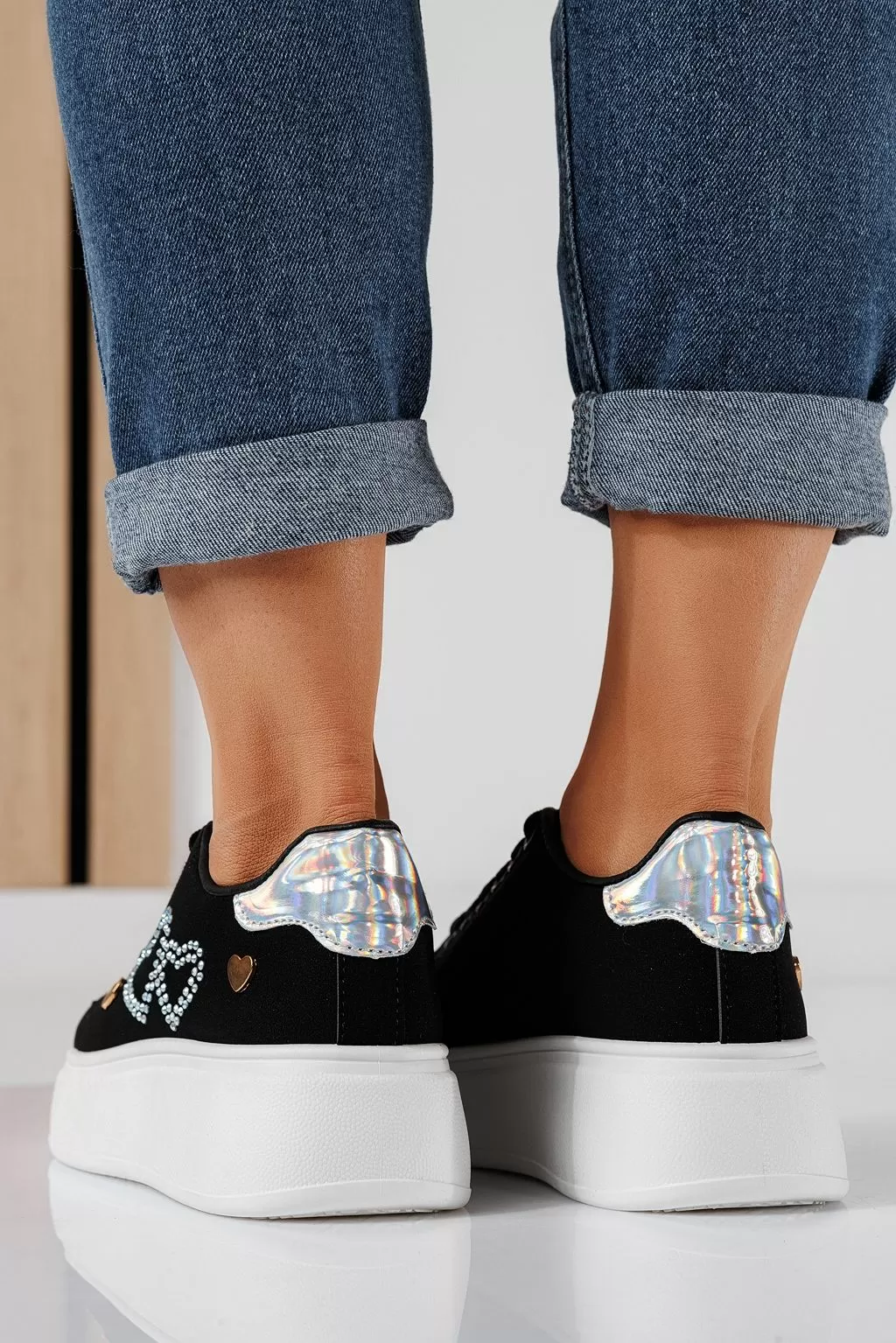 Adidasi dama negri din piele ecologica Betsy #20818