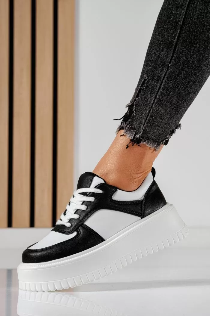 Adidasi dama negri din piele ecologica Judy #20851