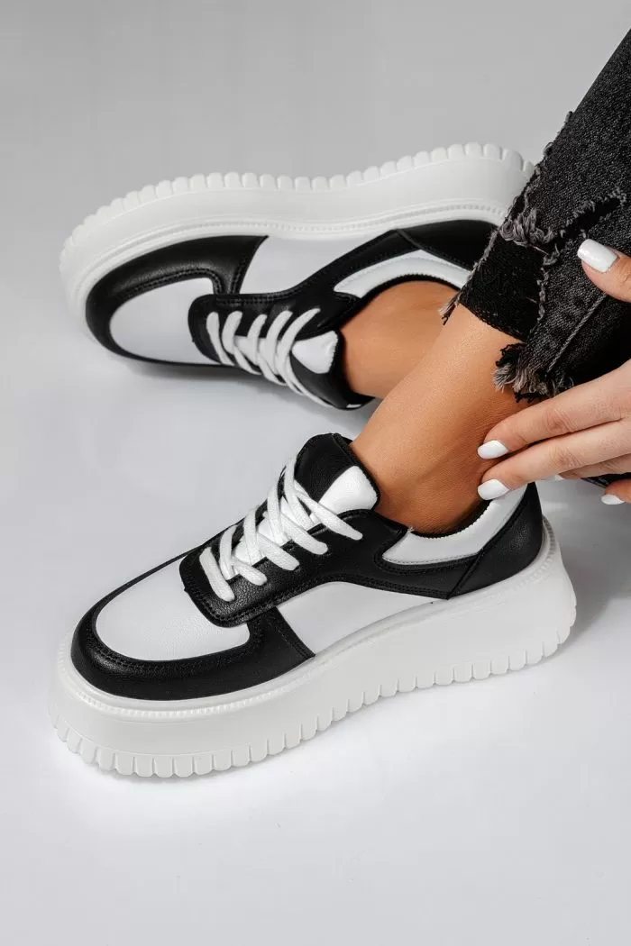 Adidasi dama negri din piele ecologica Judy #20851