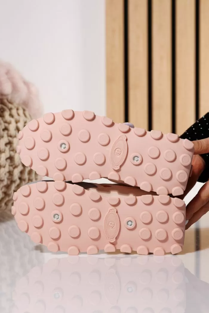 Adidasi copii roz din material textil Betsy #21017