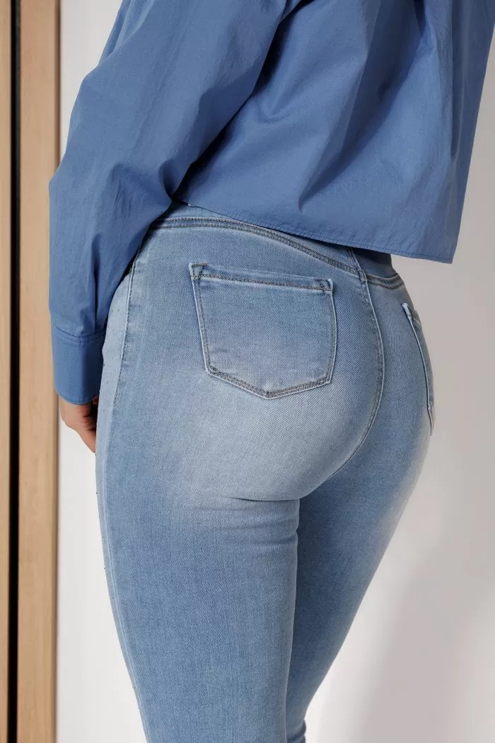 Blugi Skinny Dama Maggie Albastri #A710
