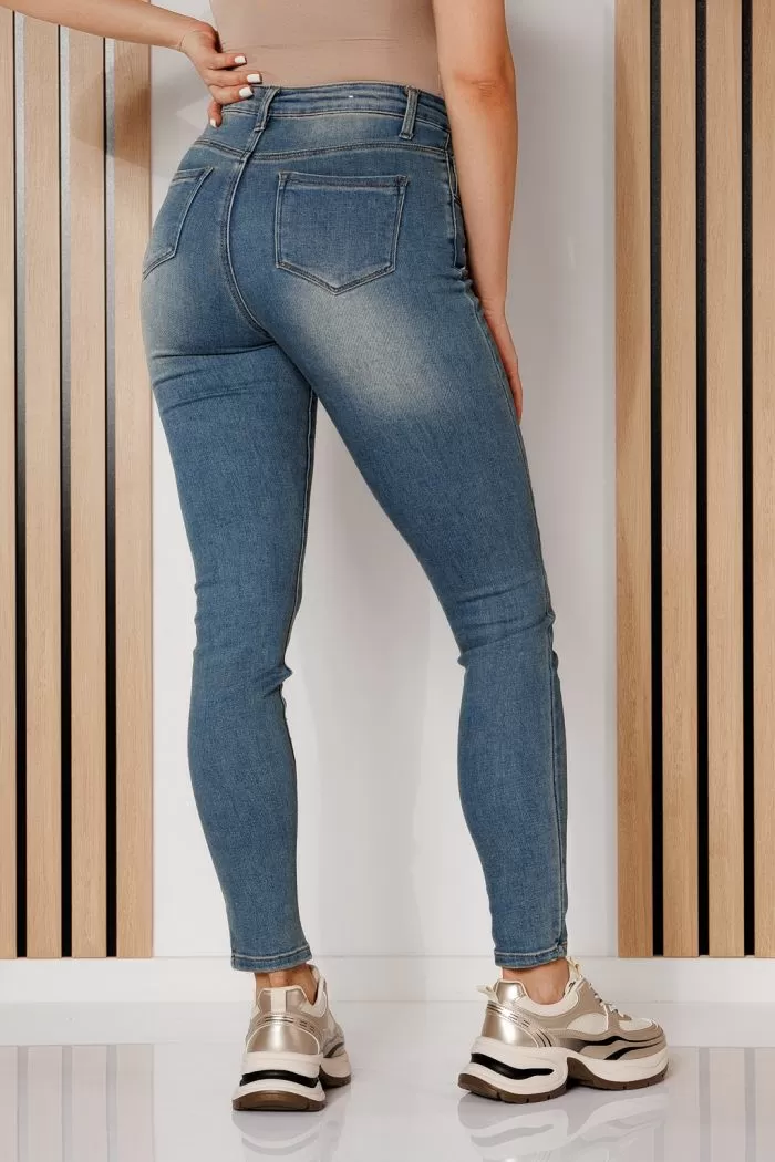 Blugi Skinny  Dama Sage Albastri #A713