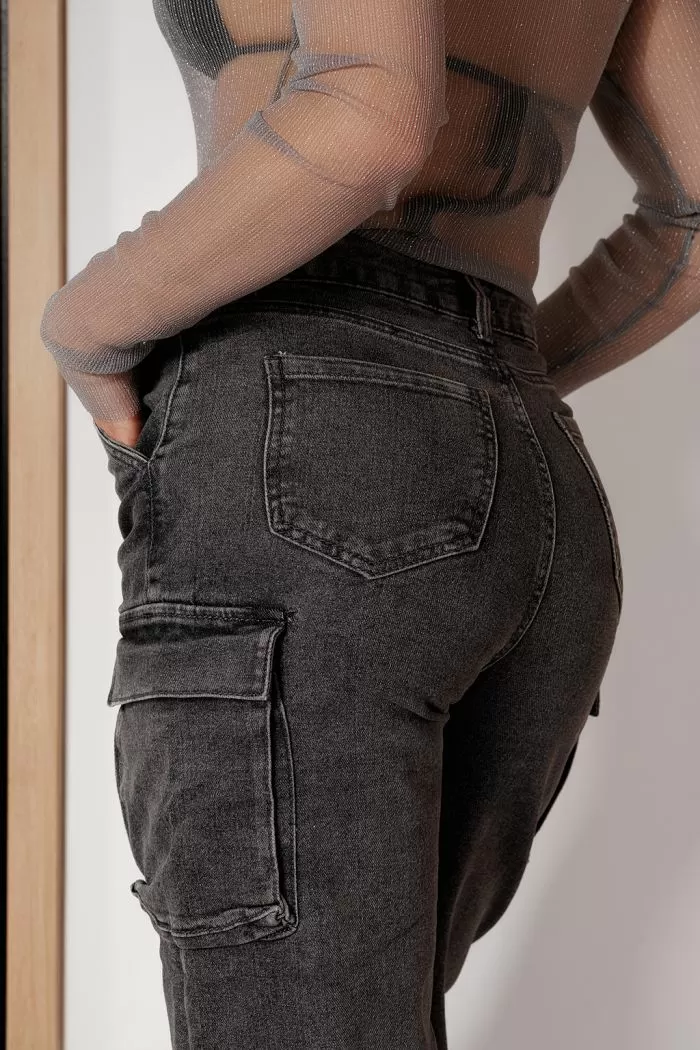 Blugi Evazati Dama April Negri #A715