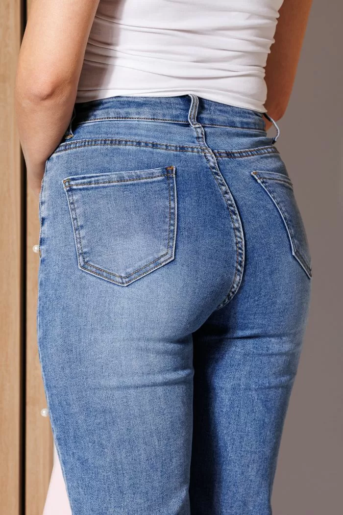 Blugi MomFit Dama Valentina Albastri #A774