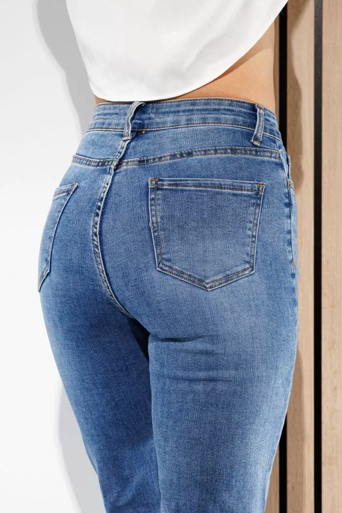 Blugi MomFit Dama Sara Albastri #A776