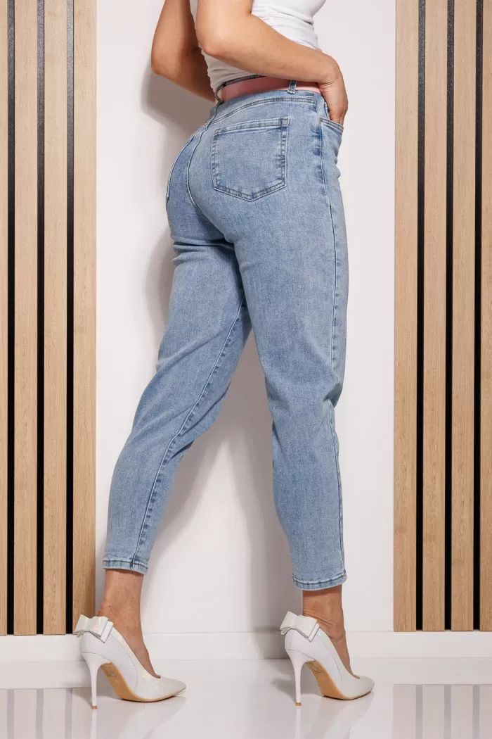 Blugi MomFit Dama Lucía Albastri #A778