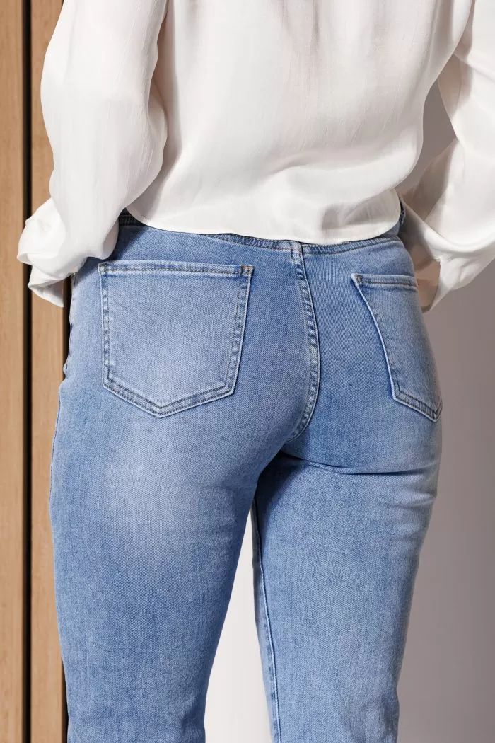 Blugi MomFit Dama Ania Albastri #A786