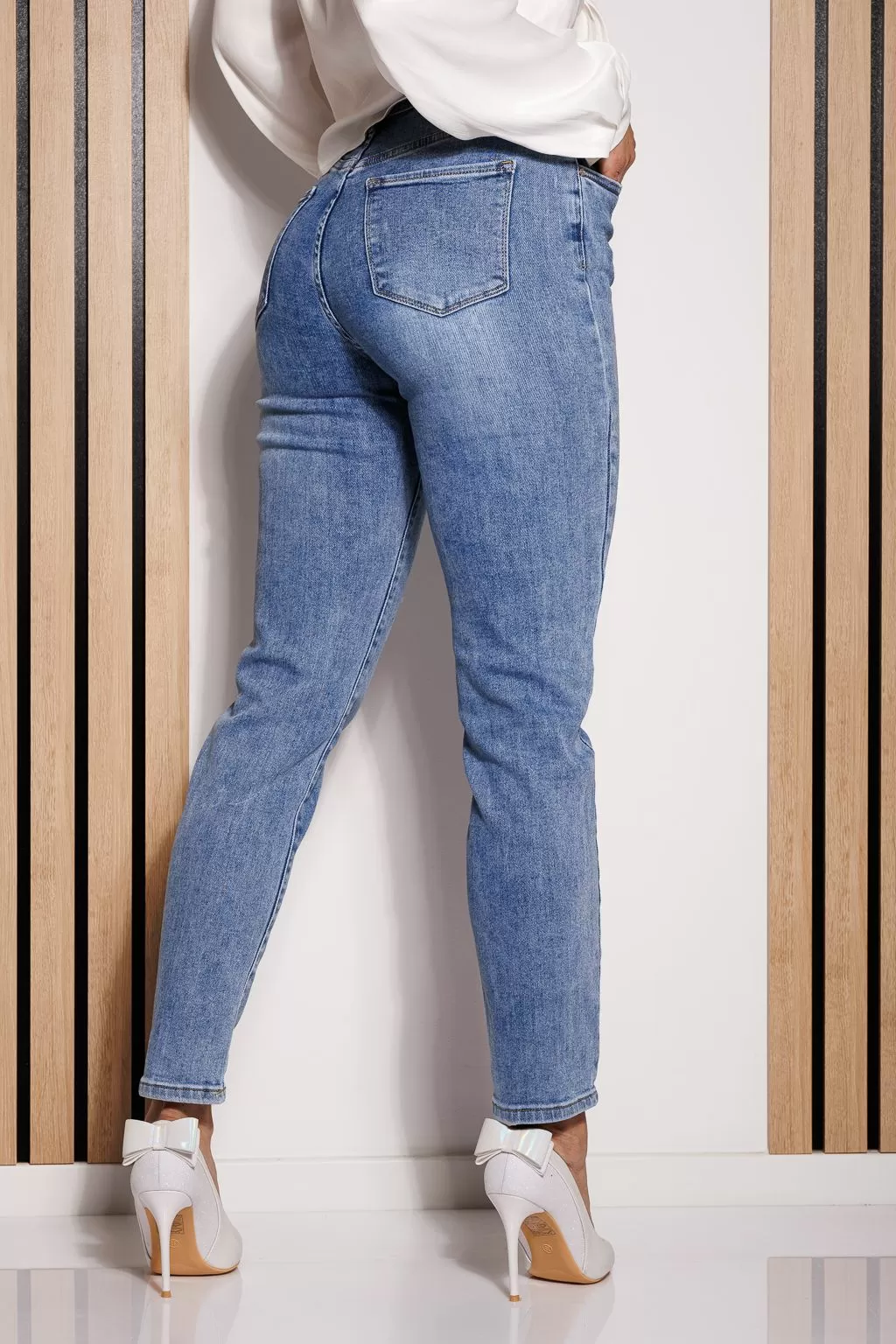 Blugi MomFit Dama Arina Albastri #A788