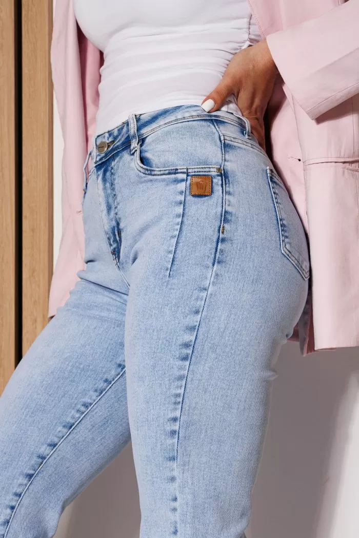 Blugi MomFit Dama Nelly Albastri #A801