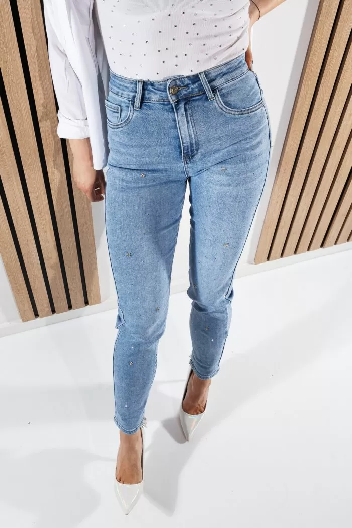 Blugi MomFit Dama Carlota Albastri #A819
