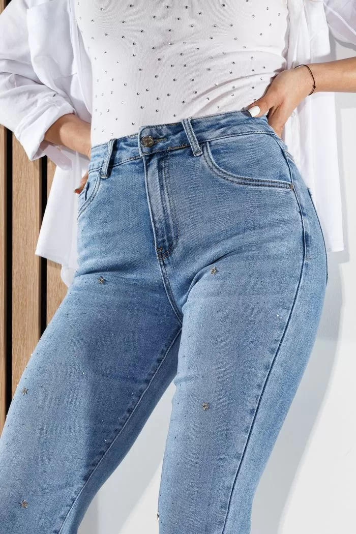 Blugi MomFit Dama Carlota Albastri #A819