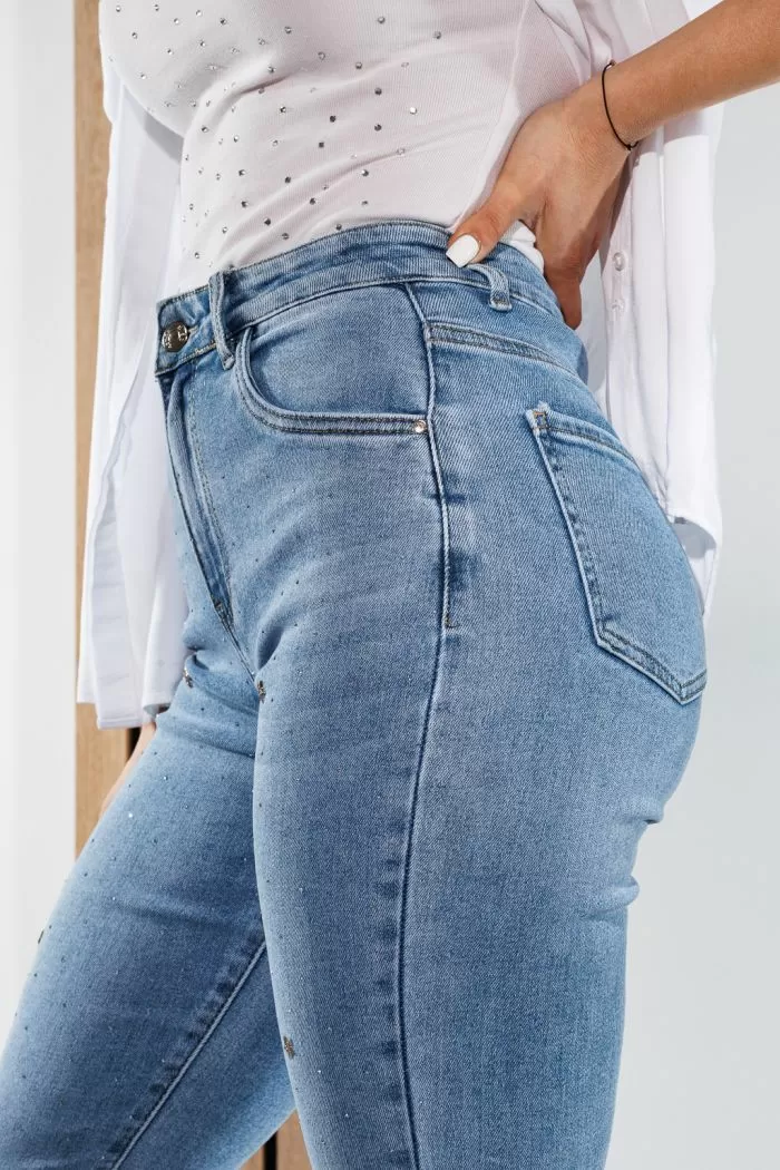 Blugi MomFit Dama Carlota Albastri #A819