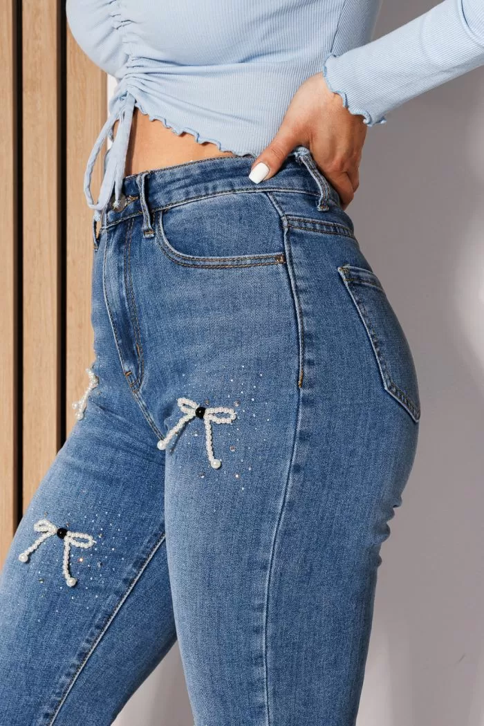 Blugi MomFit Dama Alexandra Albastri #A821