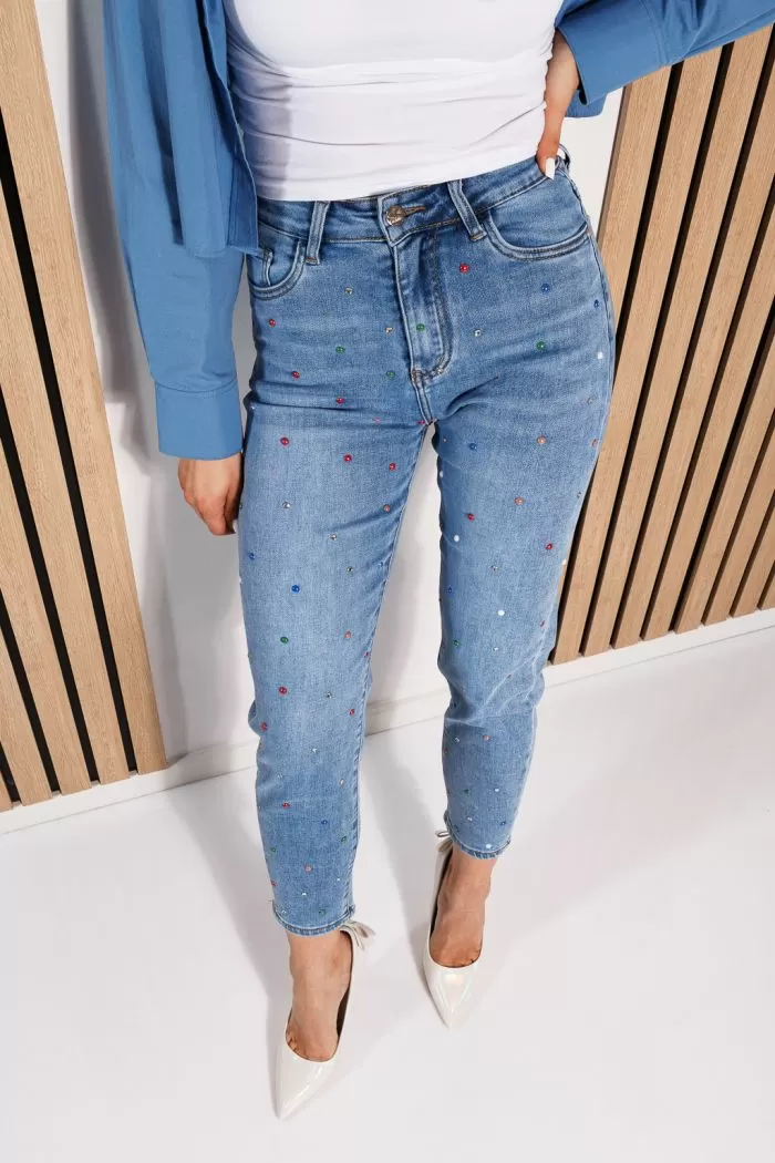 Blugi MomFit Dama Lora Albastri #A823