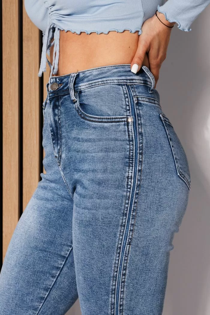 Blugi MomFit Dama Sofia Albastri #A840