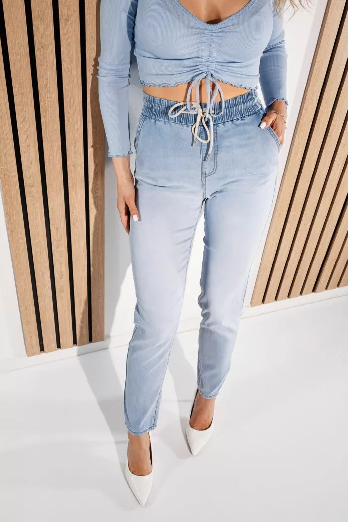Blugi MomFit Dama Aurora Albastri #A908
