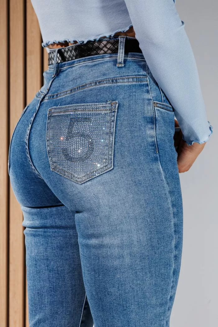 Blugi MomFit Dama Betsy Albastri #A909