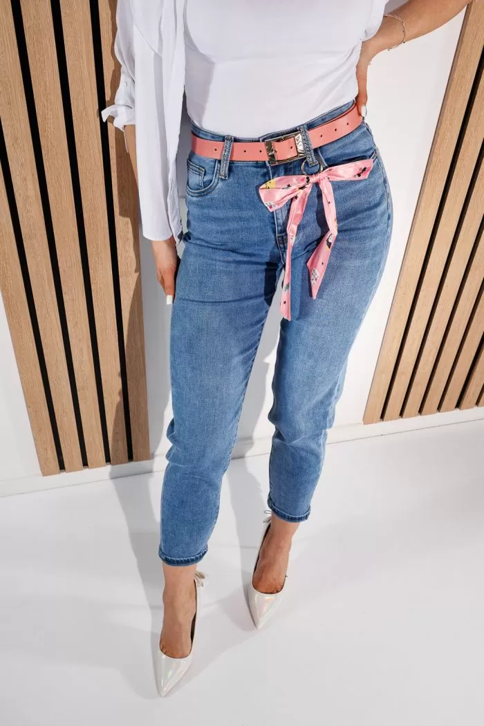 Blugi MomFit Dama Rain Albastri #A932
