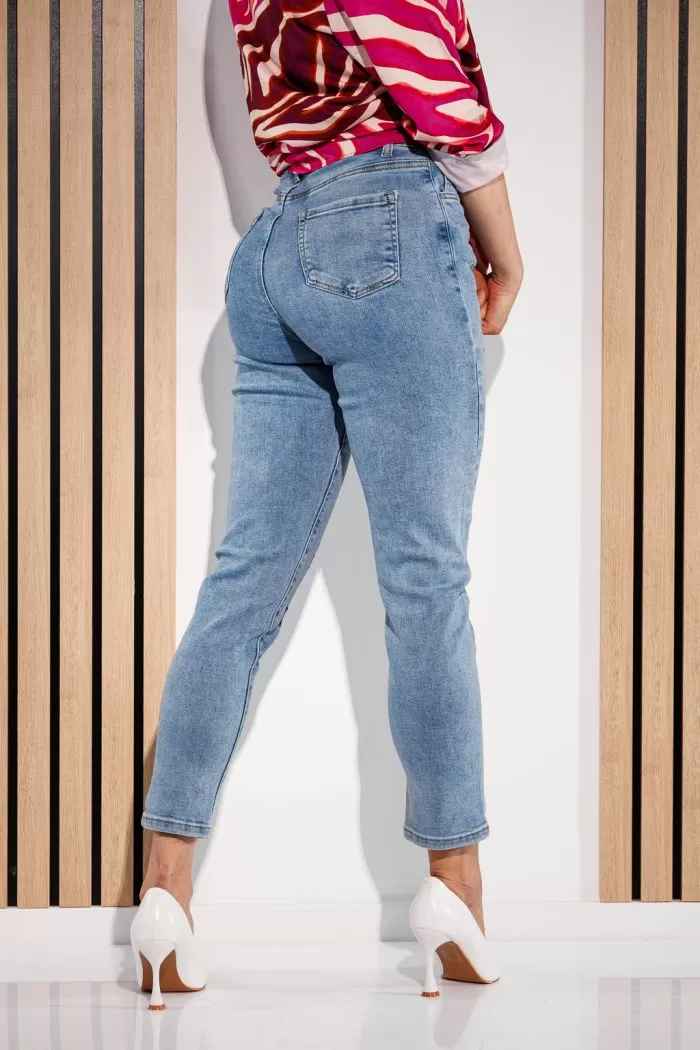 Blugi MomFit Dama Rhea Albastri #A933
