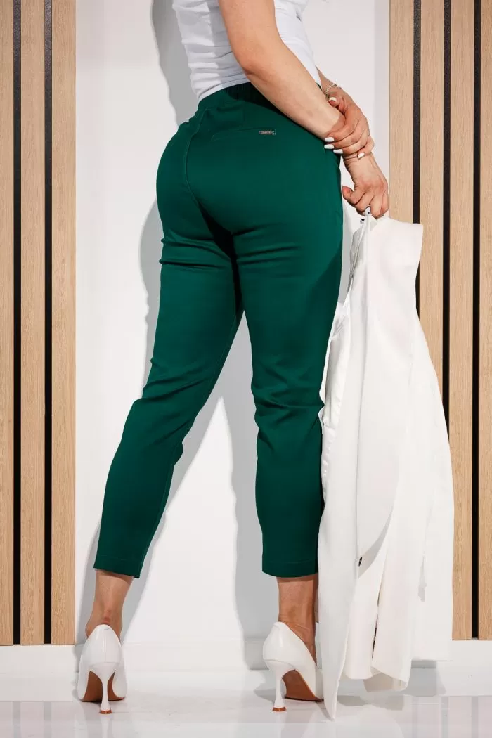 Pantaloni Casual Dama Bela Verzi #A944