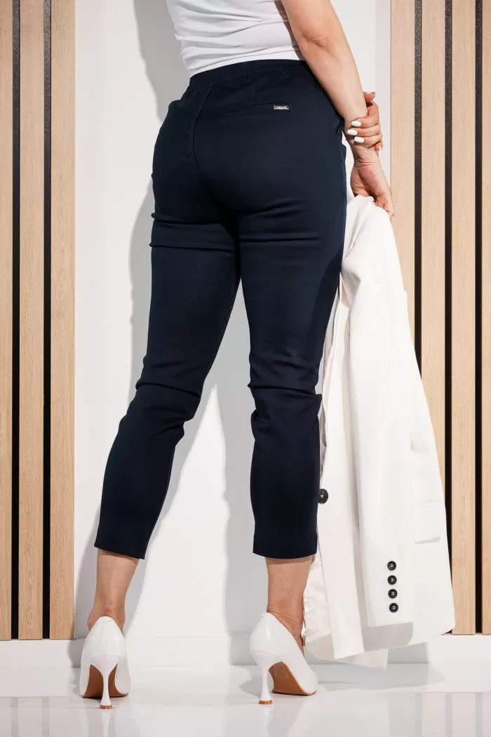 Pantaloni Casual Dama Carla Bleumarin #A947