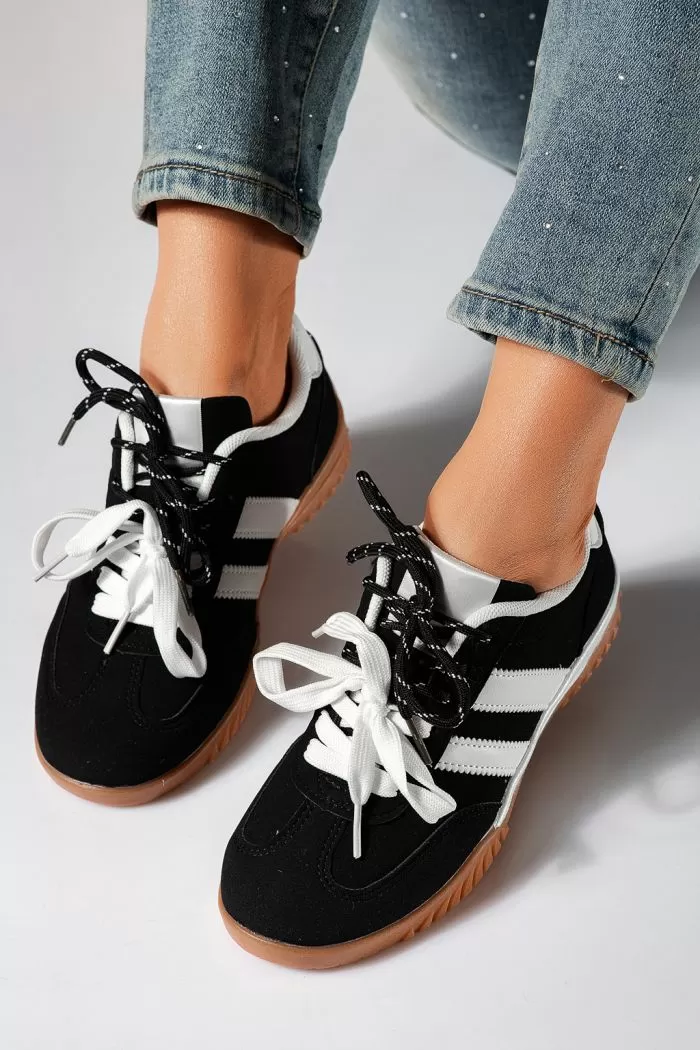 Adidasi dama negri din piele ecologica Heaven #21422