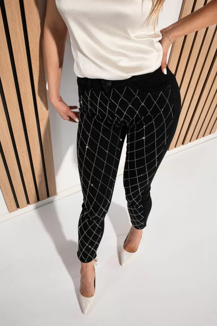 Blugi Skinny Dama Iris Negri #A966