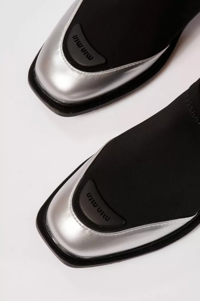 Pantofi casual dama argintii din piele ecologica Nazli #21821