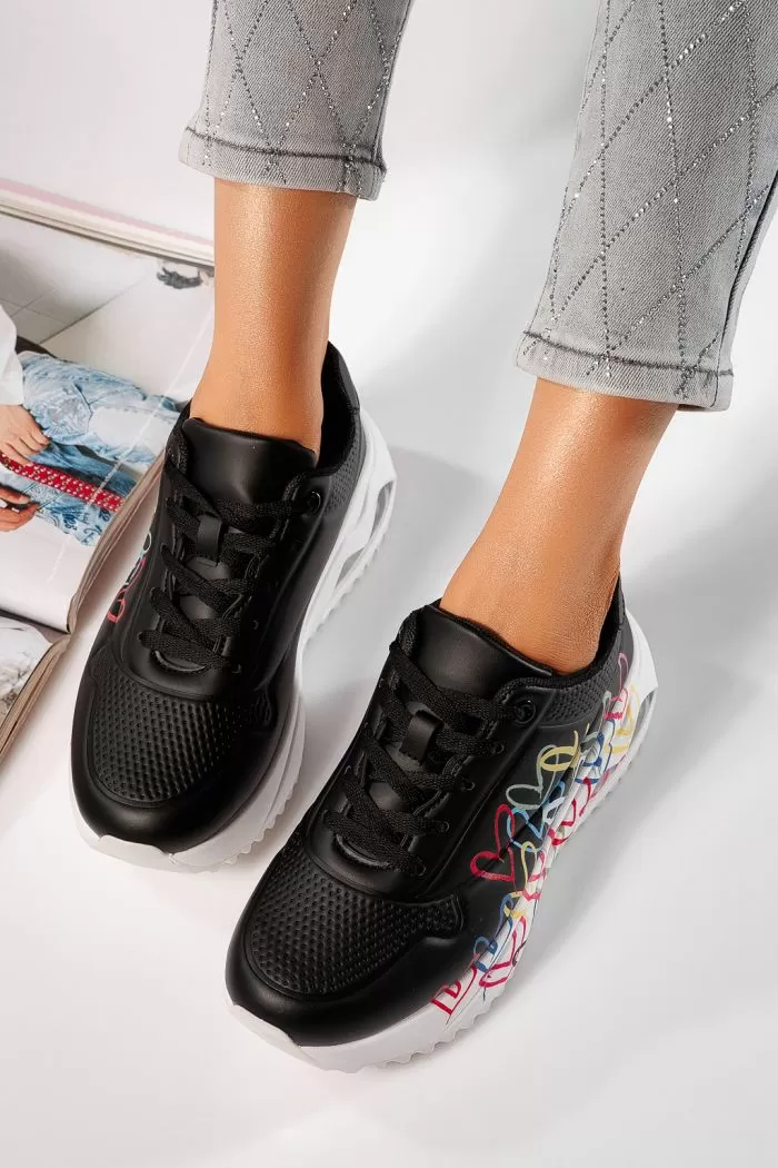Adidasi dama negri din piele ecologica Beverly #21852