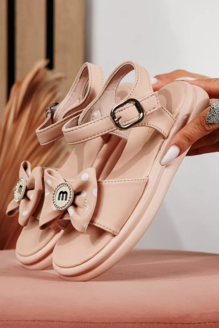 Sandale fete roz din piele ecologica Alice #21886