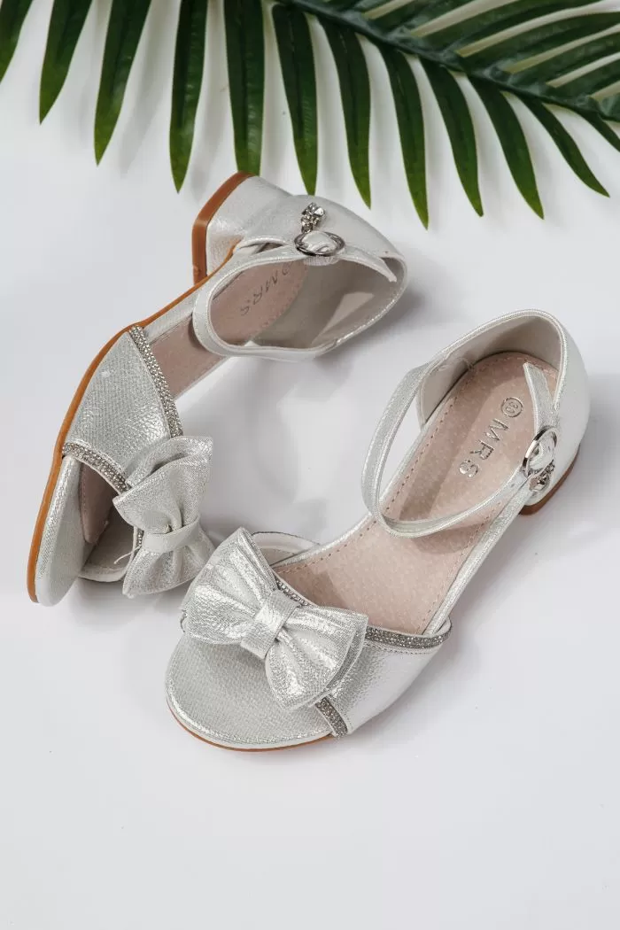 Sandale fete albe din piele ecologica Ana #21952