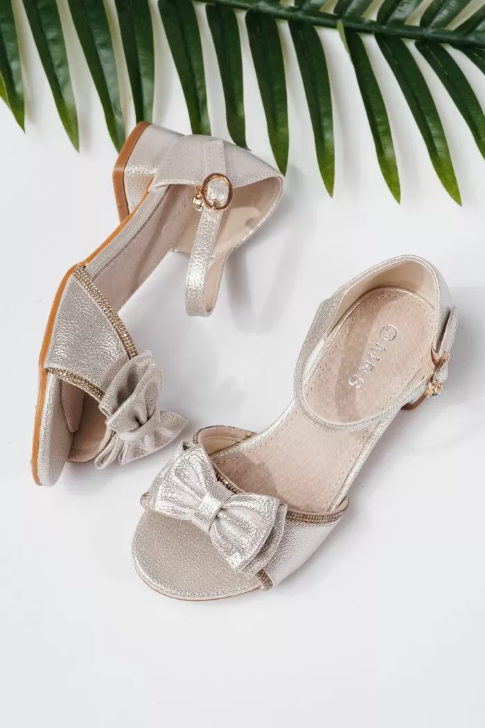 Sandale fete bej din piele ecologica Ana2 #21955